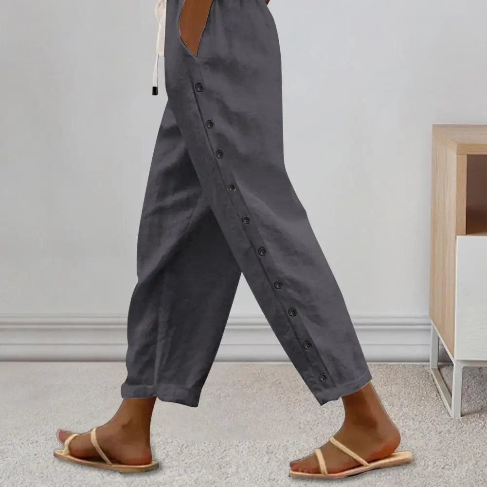 Straight Leg Pants Casual Style Trousers for Women Stylish Women's Casual Pants with Wide Leg Adjustable Drawstring Solid for A
Straight Leg Pants Casual Style Trousers for Women Stylish Women's Casual Pants with Wide Leg Adjustable Drawstring Solid for A