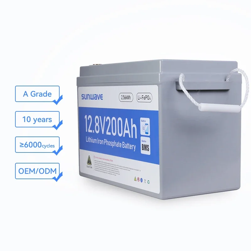 Sunwave 12V 400ah lifepo4 battery 12v 24v 200ah 300ah 400ah Rechargeable pack storage lithium ion batteries Deep Cycle
Sunwave 12V 400ah lifepo4 battery 12v 24v 200ah 300ah 400ah Rechargeable pack storage lithium ion batteries Deep Cycle