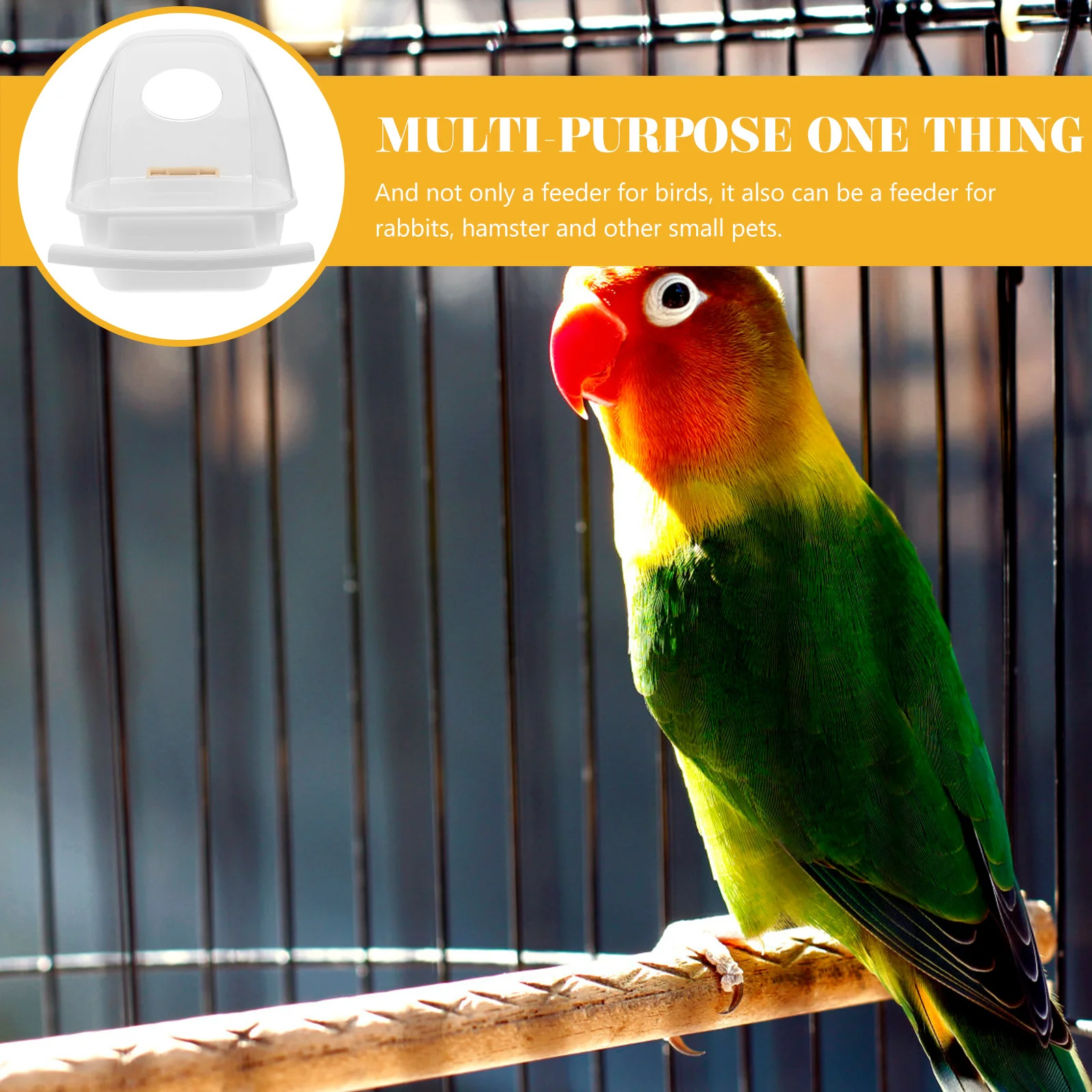 Sturdy Plastic Feeder Box Splash-Proof Pet Food Container For Cage Clean Portable Small Animal Bowl Hamster Rabbit
Sturdy Plastic Feeder Box Splash-Proof Pet Food Container For Cage Clean Portable Small Animal Bowl Hamster Rabbit