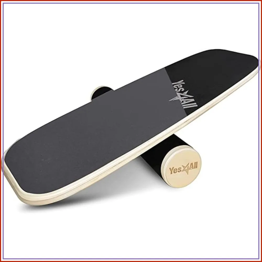 Balance Board Sports Trainer, Surf Trainer Board With Adjustable Stoppers, Improve Core Strength and Balance Control
Balance Board Sports Trainer, Surf Trainer Board With Adjustable Stoppers, Improve Core Strength and Balance Control