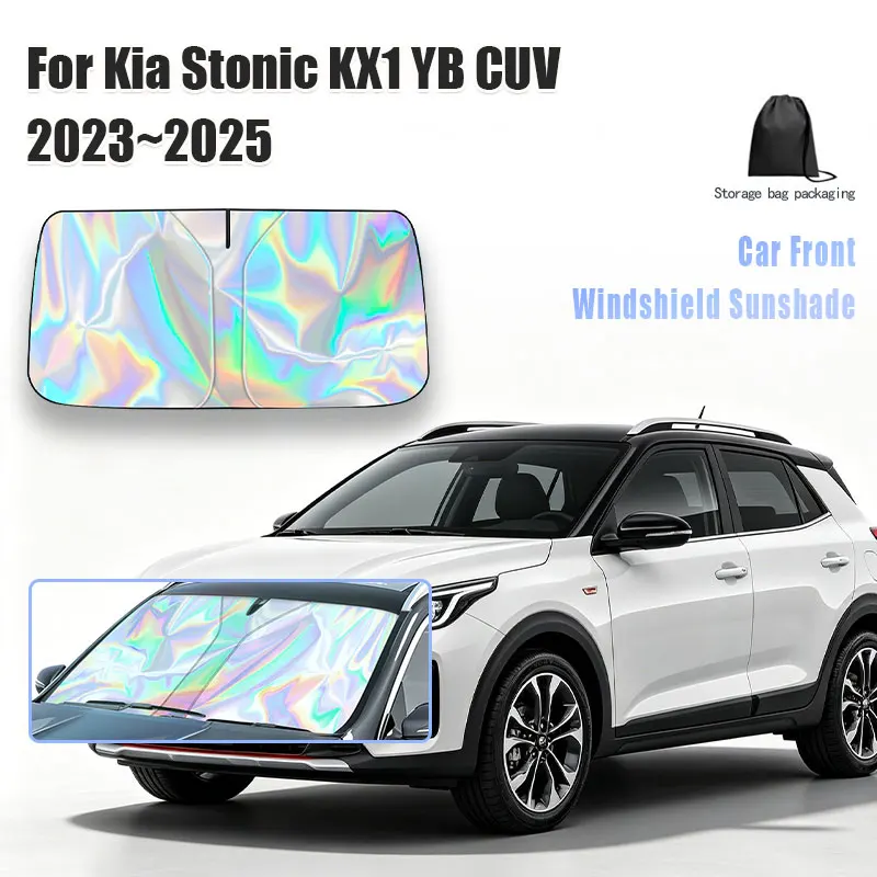 For Kia Stonic KX1 YB CUV 2023-2025 Car Front Window Sun Visor Blocks UV Reflective Parasol Sunshade Protector Cover
For Kia Stonic KX1 YB CUV 2023-2025 Car Front Window Sun Visor Blocks UV Reflective Parasol Sunshade Protector Cover