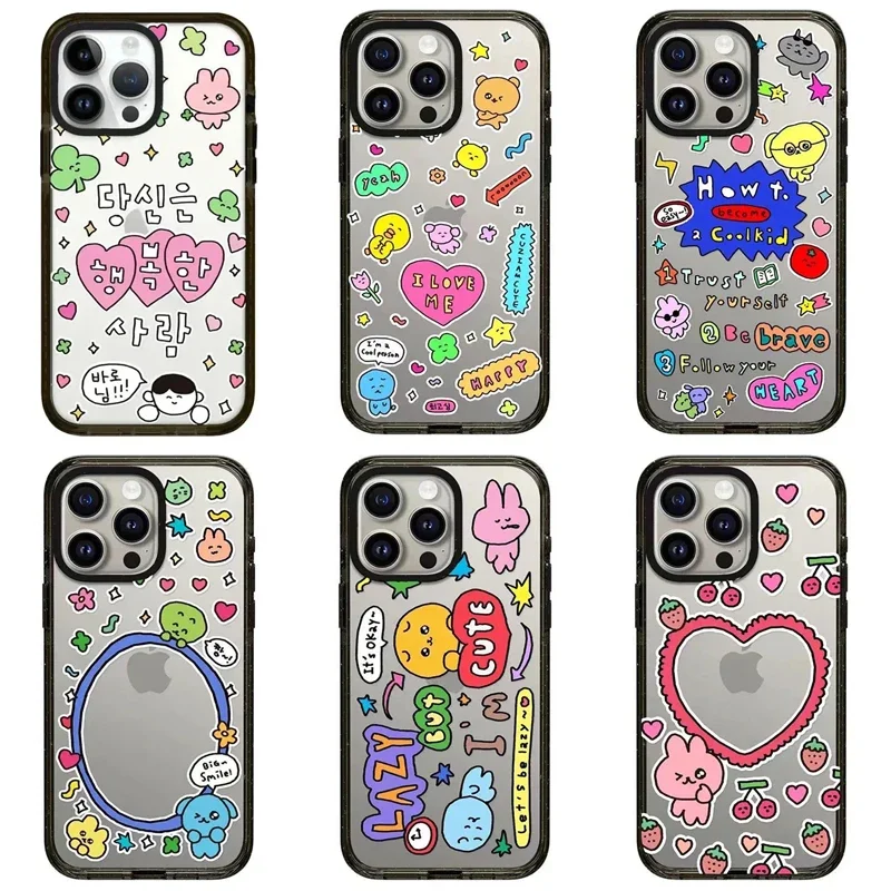 Cute Korean Cartoon Pattern iPhone 11 12 13 14 15 Pro Max Protective Case
Cute Korean Cartoon Pattern iPhone 11 12 13 14 15 Pro Max Protective Case