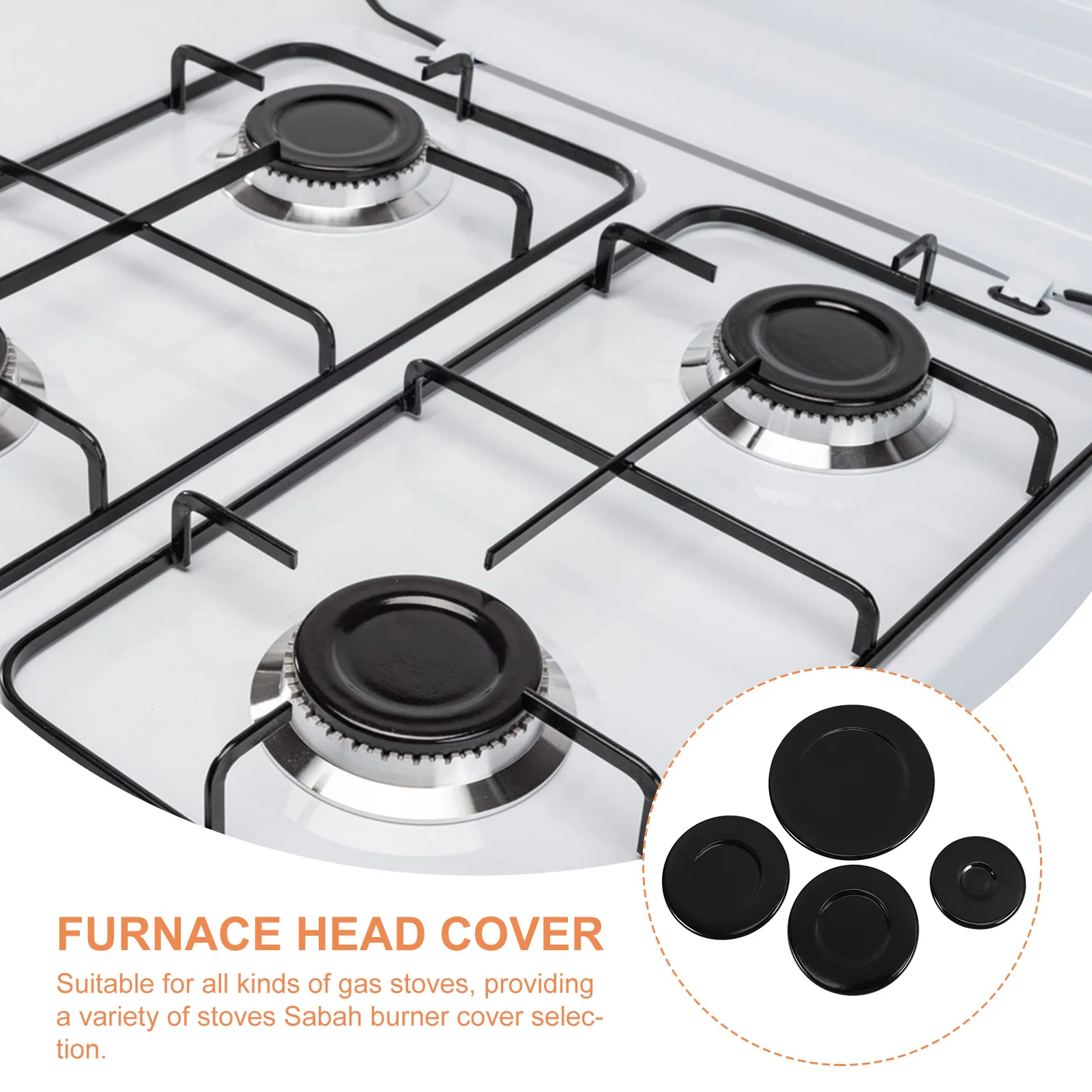 4 Pcs Gas Burner Heads Stove Fire Cover Replacement Household Aluminum Metal Gas Hob Covers Stove Supplies Efficient Cooking
4 Pcs Gas Burner Heads Stove Fire Cover Replacement Household Aluminum Metal Gas Hob Covers Stove Supplies Efficient Cooking