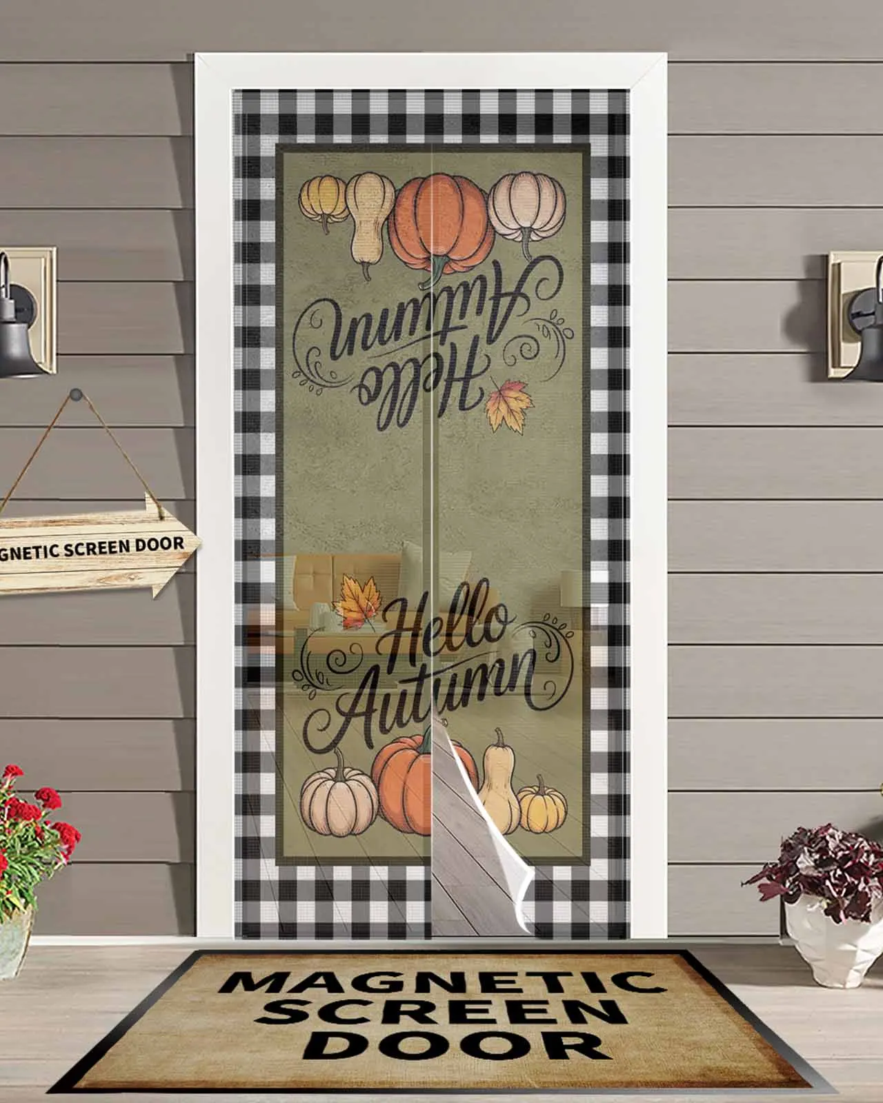 Hello Autumn Green Pumpkin Magnetic Door Curtain Living Room Bedroom Home Anti-mosquito Screen Door Curtain
Hello Autumn Green Pumpkin Magnetic Door Curtain Living Room Bedroom Home Anti-mosquito Screen Door Curtain