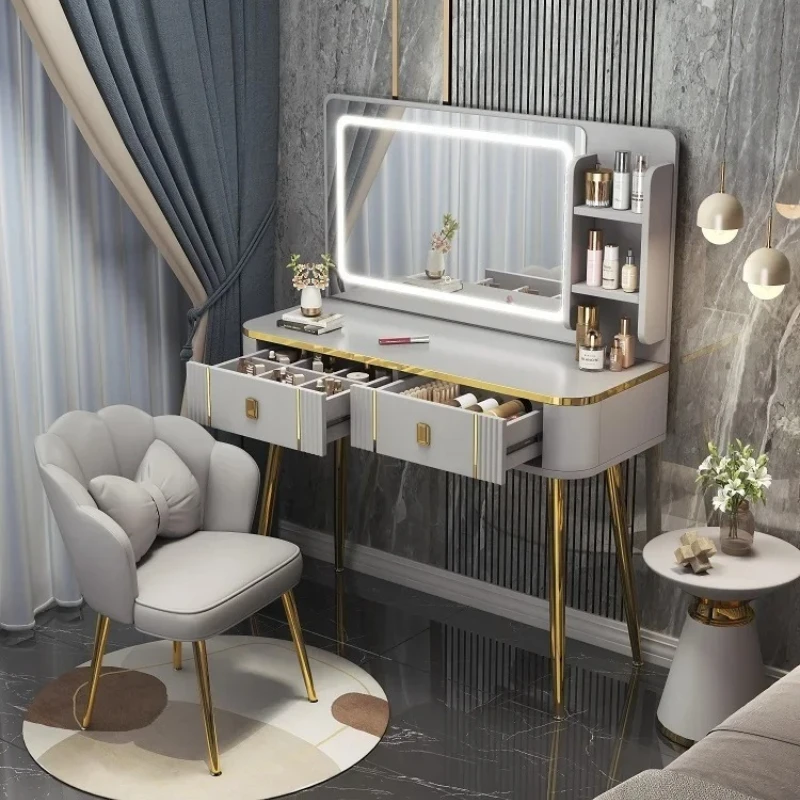 YY- Dressing Table Bedroom Modern Simple Small Makeup Table Master Bedroom Desk with Integrated Mirror
YY- Dressing Table Bedroom Modern Simple Small Makeup Table Master Bedroom Desk with Integrated Mirror