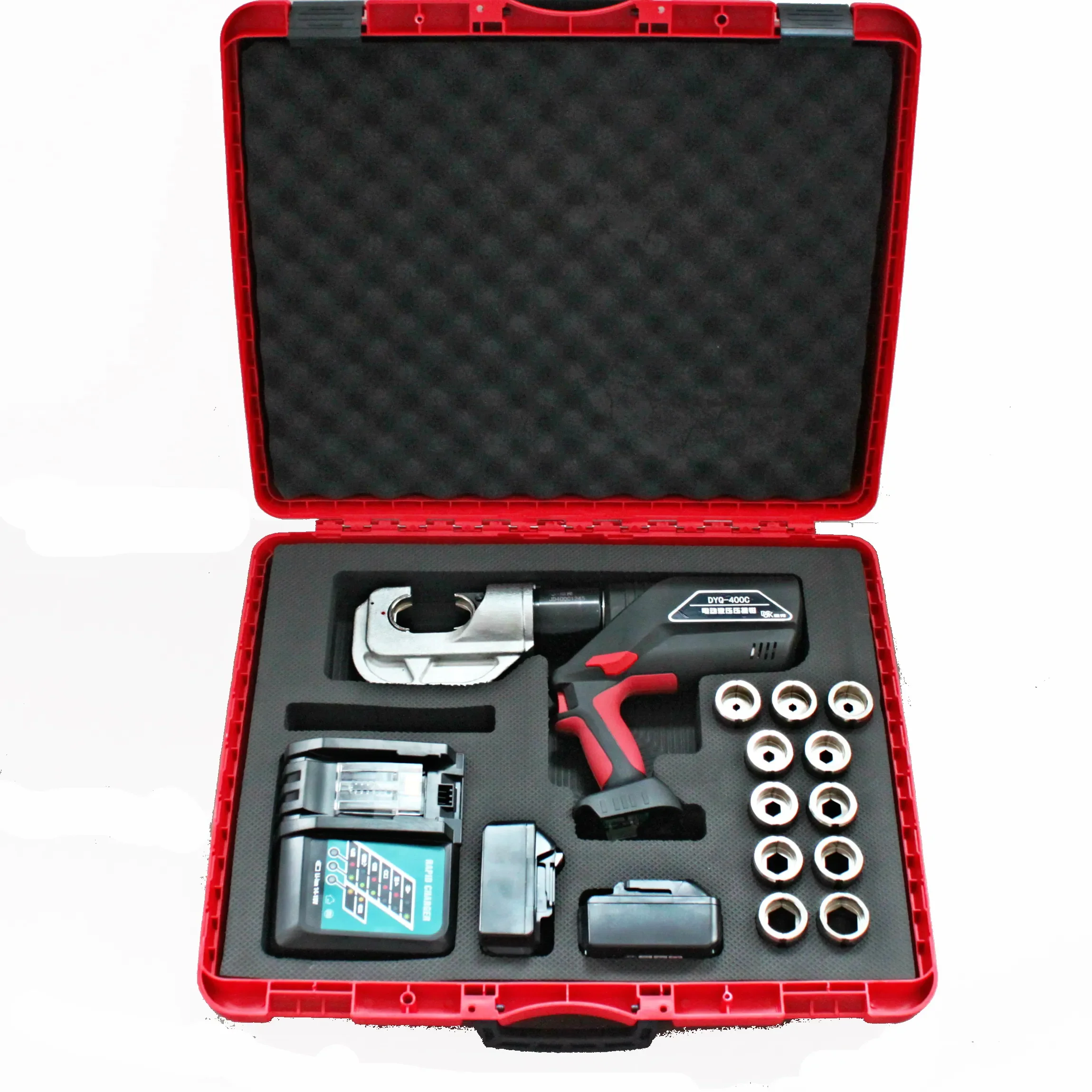 Factory Outlet 16~400mm2 Hydraulic wire crimping tool battery powered electric lug crimper
Factory Outlet 16~400mm2 Hydraulic wire crimping tool battery powered electric lug crimper