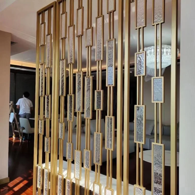 Custom Aluminum Alloy Screen Partition Design Custom Light Luxury Grille Simple Living Room Hollow Modern
Custom Aluminum Alloy Screen Partition Design Custom Light Luxury Grille Simple Living Room Hollow Modern