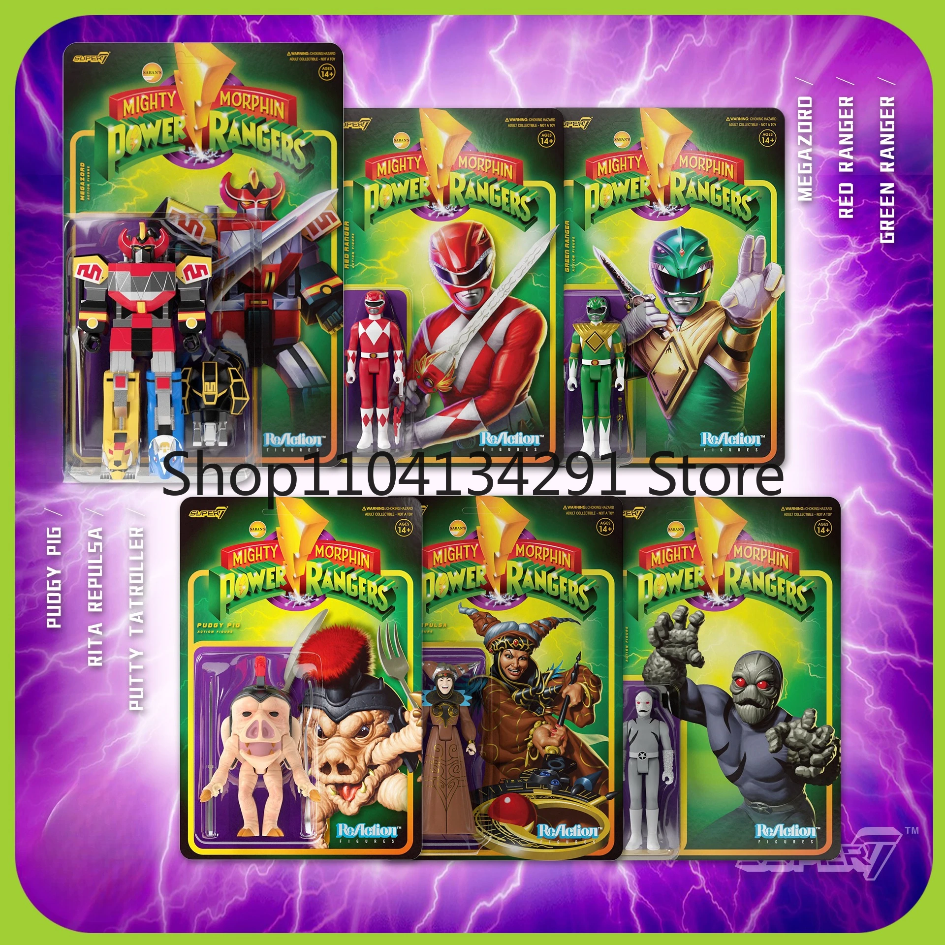 Original Super7 Dinosaur Squad Hanging Card Series 1: Great Beast God, Red Warrior, Rita Birthday Gift Toy Collectible Model
Original Super7 Dinosaur Squad Hanging Card Series 1: Great Beast God, Red Warrior, Rita Birthday Gift Toy Collectible Model