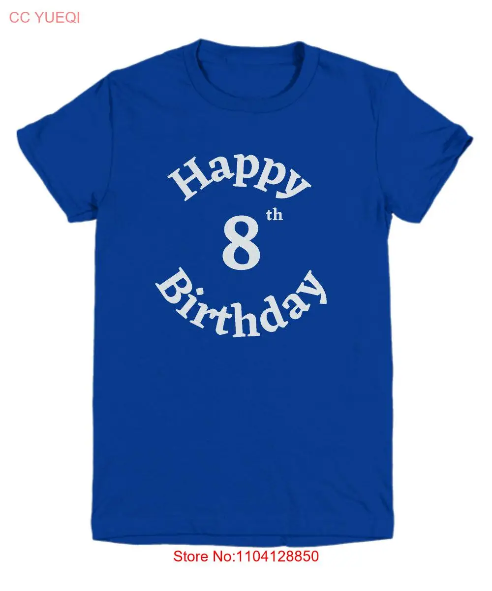 8th Birthday Girl T Shirt My Party Boys Eight Years Old Kids or long or short sleeves
8th Birthday Girl T Shirt My Party Boys Eight Years Old Kids or long or short sleeves