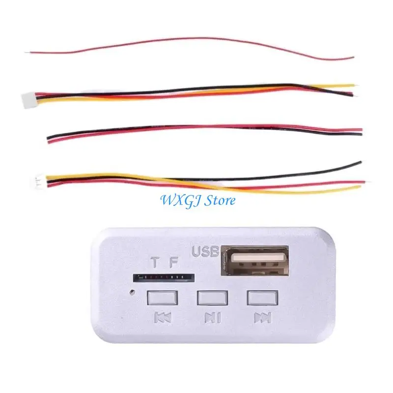 37JE Car Radio Module MP3 Board 12V Bluetooth-compatible 5.0 Wireless USB MP3 Player 2x3W Amplifier USB Input
37JE Car Radio Module MP3 Board 12V Bluetooth-compatible 5.0 Wireless USB MP3 Player 2x3W Amplifier USB Input
