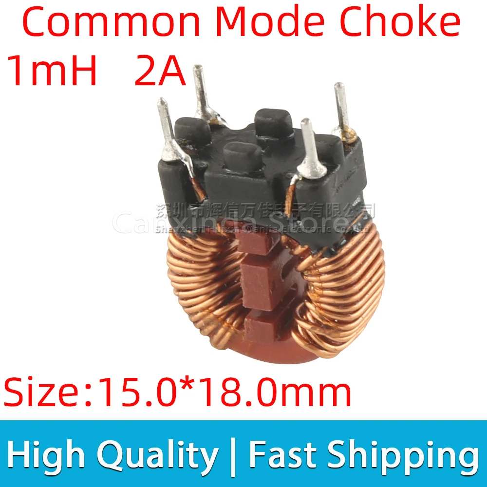 2pcs 744821201 Vertical 1mH 2A Toroid Magnetic Ring Common Mode Inductor Noise Wire Wind Coil Inductance Power Line Choke Filter
2pcs 744821201 Vertical 1mH 2A Toroid Magnetic Ring Common Mode Inductor Noise Wire Wind Coil Inductance Power Line Choke Filter