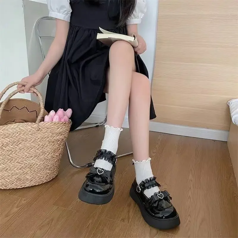 В наличии школьницы Jirai Kei аксессуары лоферы туфли-лодочки JK обувь на платформе японская кожа Лолита шахтный стиль y2k Kawaii
В наличии школьницы Jirai Kei аксессуары лоферы туфли-лодочки JK обувь на платформе японская кожа Лолита шахтный стиль y2k Kawaii