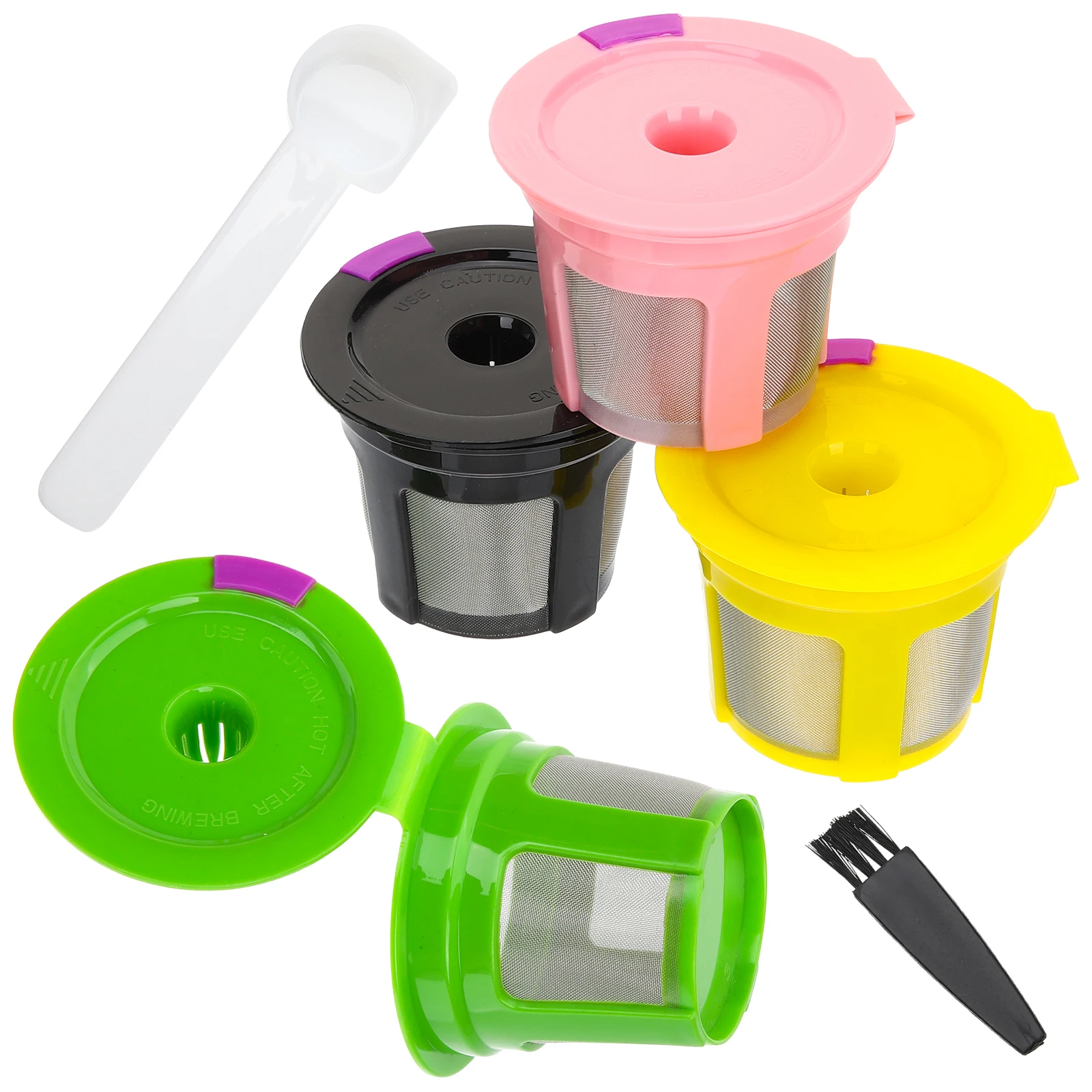 4pcs Coffee Machine Filter Drip Cup Tight Lid Machine Strainer Clean Plastic Basket for Espresso Accessories
4pcs Coffee Machine Filter Drip Cup Tight Lid Machine Strainer Clean Plastic Basket for Espresso Accessories