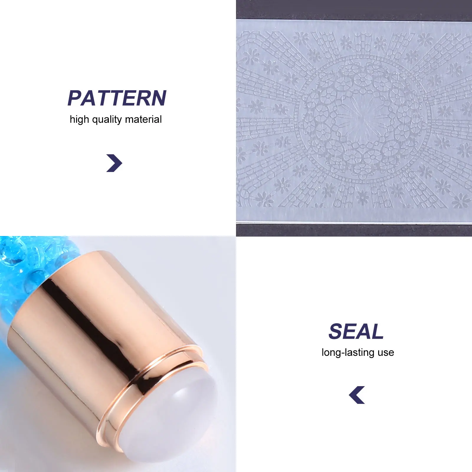 3Pcs Double-End Nail Art Stamping Tool Unique Design Cover Protect Seal Head Durable Comfortable Hold Attractive Nails
3Pcs Double-End Nail Art Stamping Tool Unique Design Cover Protect Seal Head Durable Comfortable Hold Attractive Nails