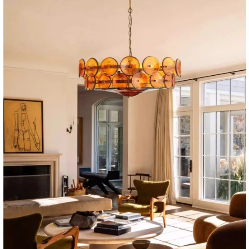 French Luxury Design LED Pendant Light American Retro Glass Chandelier Home Room Decoration for Dinning Living Bar Lamp Fixtures
French Luxury Design LED Pendant Light American Retro Glass Chandelier Home Room Decoration for Dinning Living Bar Lamp Fixtures