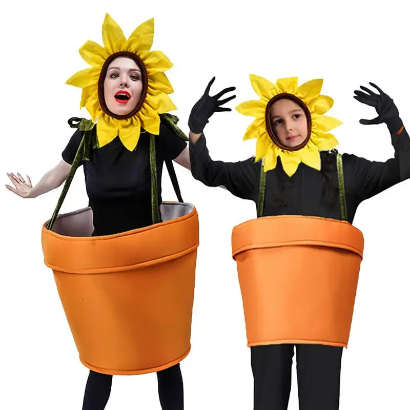 Sunflower Pot Costume Flower Pot Sunflower Adults Costume Masquerade Sunflower Bonsai Costume for Festival Costume Parties
Sunflower Pot Costume Flower Pot Sunflower Adults Costume Masquerade Sunflower Bonsai Costume for Festival Costume Parties