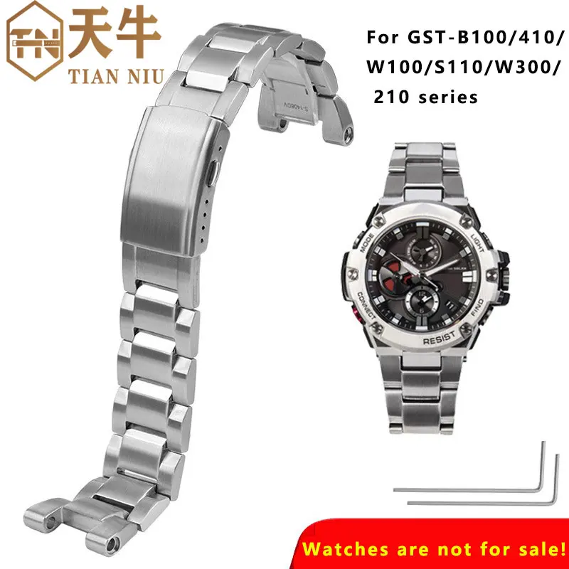 Металлический ремешок для часов Casio G-SHOCK W300 precision steel watch chain GST-B100 310 S110 W130L 400G S310 S210 S120 series
Металлический ремешок для часов Casio G-SHOCK W300 precision steel watch chain GST-B100 310 S110 W130L 400G S310 S210 S120 series