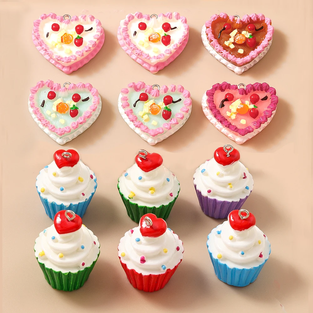 Leslie 5pcs 3D Cartoon Birthday Cake Cup Cake Charms for Dangle Earrings Bracelet Necklace Handmade Jewelry Making DIY Pendants
Leslie 5pcs 3D Cartoon Birthday Cake Cup Cake Charms for Dangle Earrings Bracelet Necklace Handmade Jewelry Making DIY Pendants