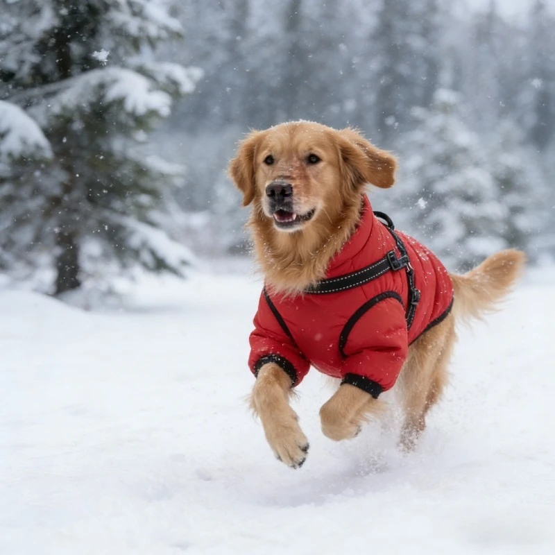 Winter Warm Dog Coat Waterproof Fleece Lined Padded Jacket Integrated Harness Cold Weather Outdoor Walking Apparel for Small
Winter Warm Dog Coat Waterproof Fleece Lined Padded Jacket Integrated Harness Cold Weather Outdoor Walking Apparel for Small