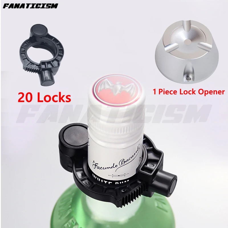 20pcs EAS 58KHz Wine Bottle Security Tag Anti-theft Hard Tag Bottle Lock With Lock Opener for Supermarket
20pcs EAS 58KHz Wine Bottle Security Tag Anti-theft Hard Tag Bottle Lock With Lock Opener for Supermarket