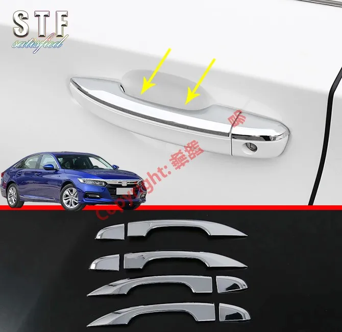 ABS Chrome Door Handle Cover Trim For Honda Accord MK10 2018 2019 Car Accessories Stickers
ABS Chrome Door Handle Cover Trim For Honda Accord MK10 2018 2019 Car Accessories Stickers