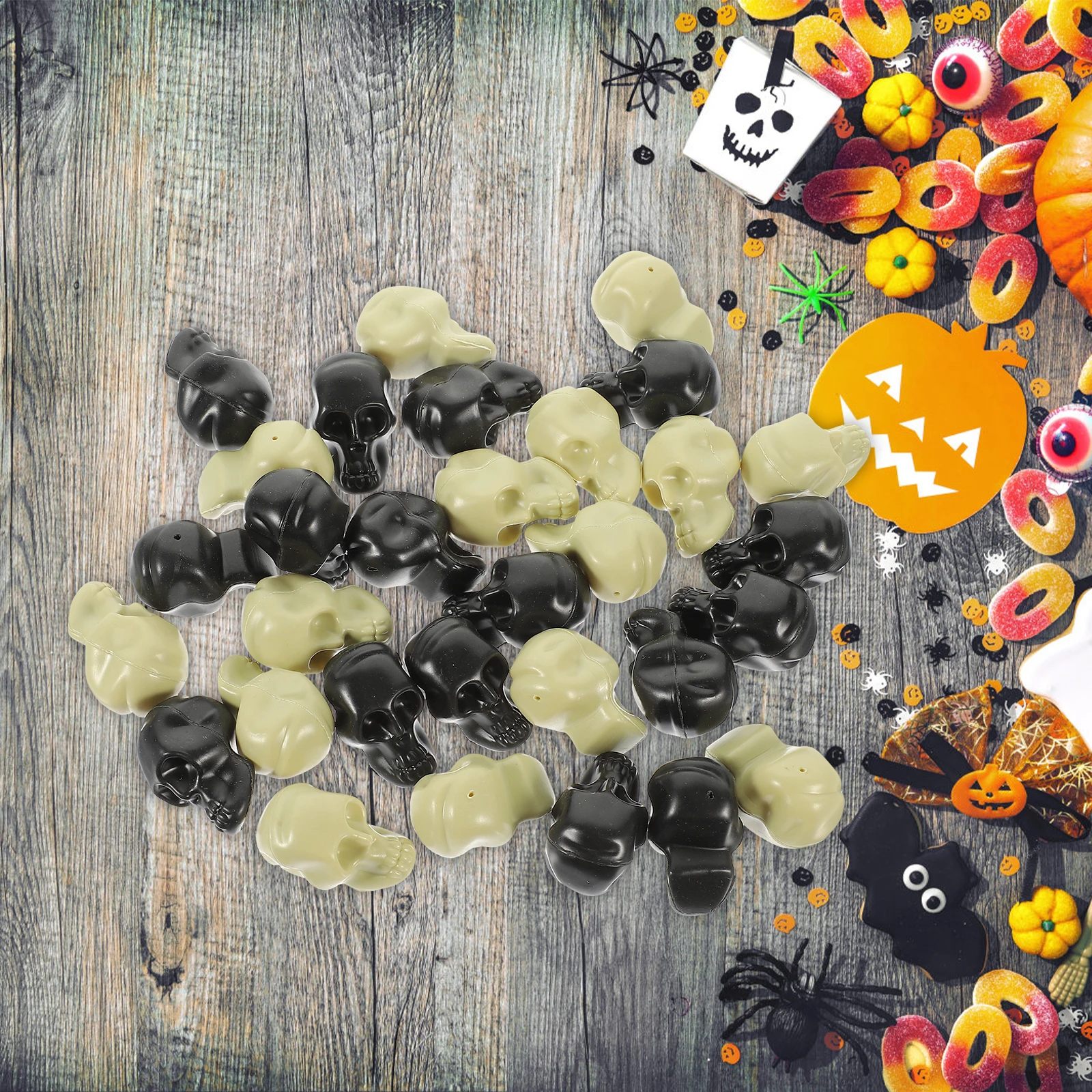 30pcs Mini Skulls Realistic Plastic Scared Models Party DecorHaunted House Halloween Photo Prop Fake Decorations
30pcs Mini Skulls Realistic Plastic Scared Models Party DecorHaunted House Halloween Photo Prop Fake Decorations