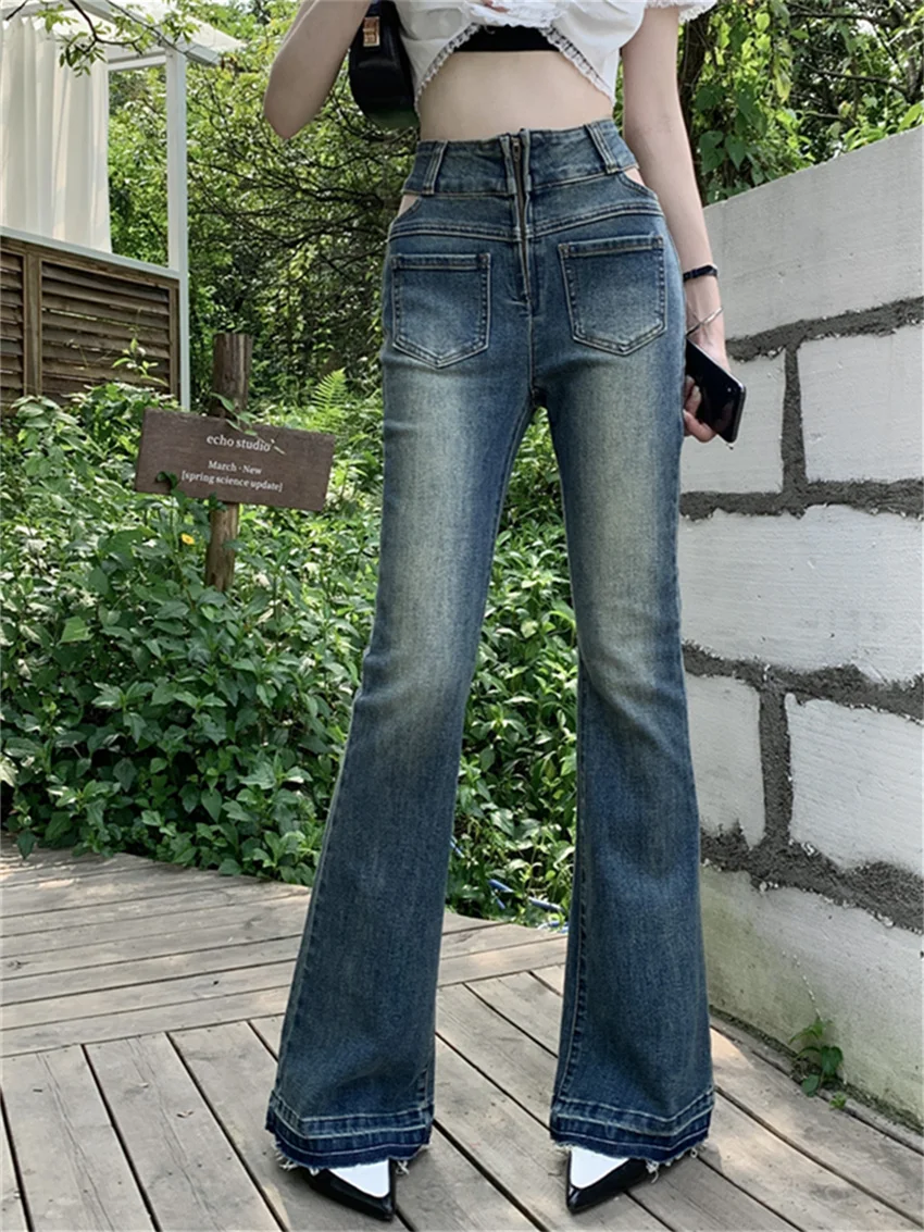 Alien Kitty Women Jeans Hollow Out Chic Flare Pants Retro 2023 Loose Autumn Denim New Slim-Fit Mujer Office Lady High Street
Alien Kitty Women Jeans Hollow Out Chic Flare Pants Retro 2023 Loose Autumn Denim New Slim-Fit Mujer Office Lady High Street