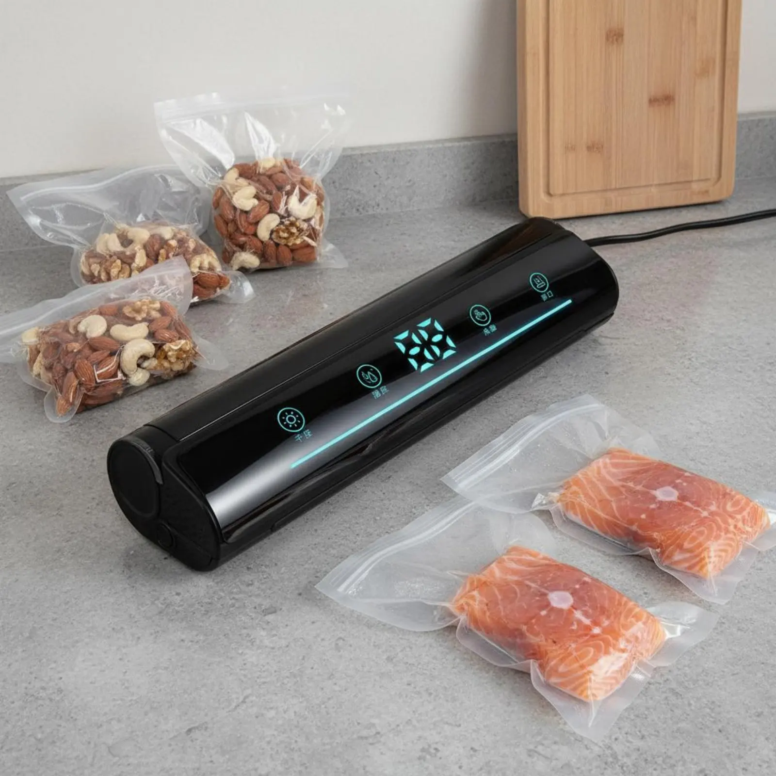 Automatic Vacuum Sealer Fast Continuous Sealing Food Vacuum Sealer Freezer Freezer Damage Protection Multiple Modes
Automatic Vacuum Sealer Fast Continuous Sealing Food Vacuum Sealer Freezer Freezer Damage Protection Multiple Modes