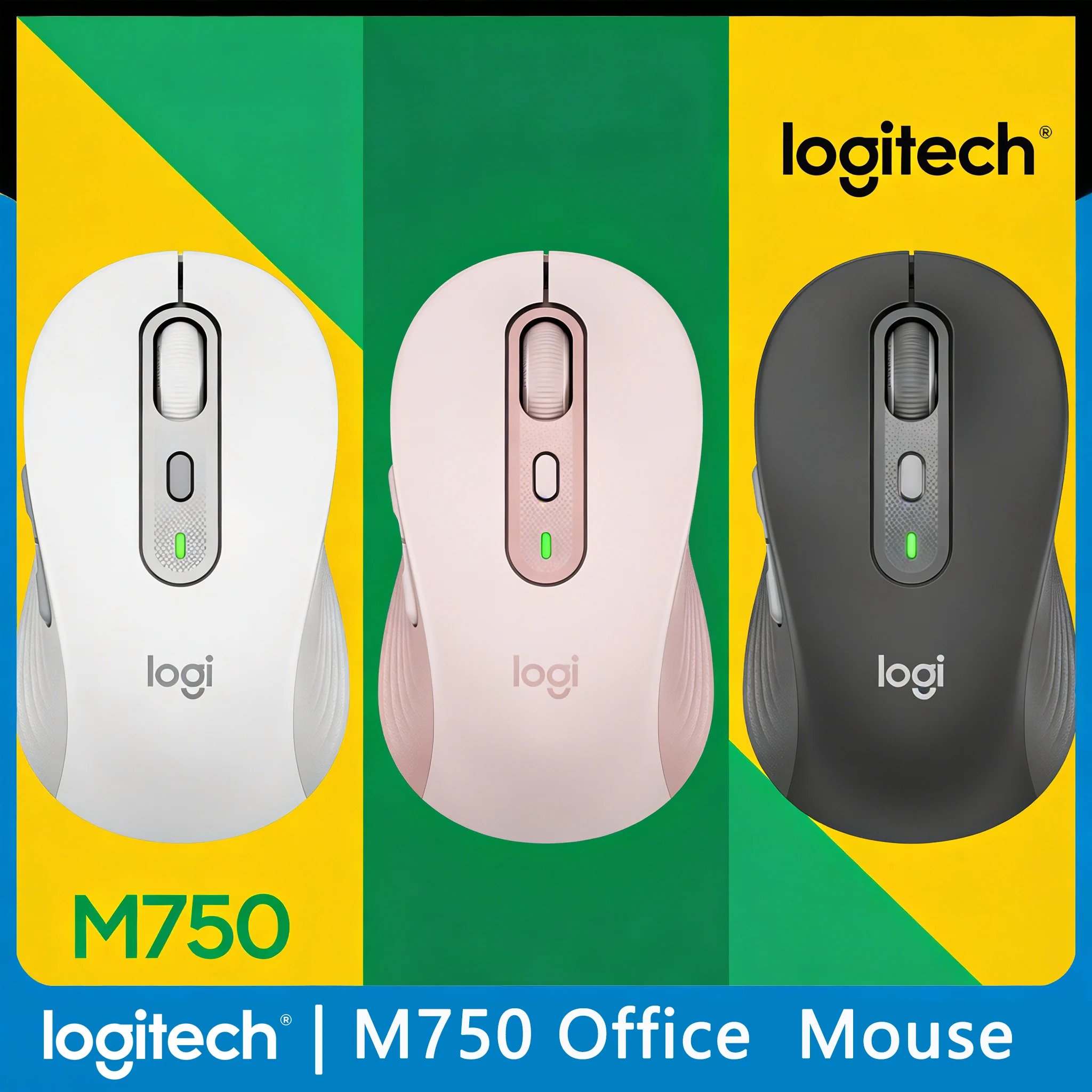 Мышь Logitech M750 Smart с колесом прокрутки, регулируемым DPI, симметричным дизайном, совместима с G304/G203/MX Anywhere 3S/M330/M650
Мышь Logitech M750 Smart с колесом прокрутки, регулируемым DPI, симметричным дизайном, совместима с G304/G203/MX Anywhere 3S/M330/M650