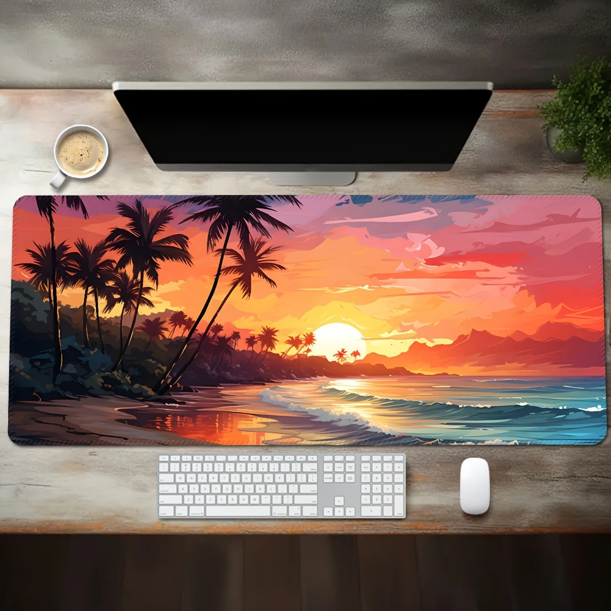 Tropical Sunset Mouse Pad Large Rubber Base Anti-slip PC Desk Accessories Mousepad for Offices and Gamer Keyboard Mats Decor Mat
Tropical Sunset Mouse Pad Large Rubber Base Anti-slip PC Desk Accessories Mousepad for Offices and Gamer Keyboard Mats Decor Mat