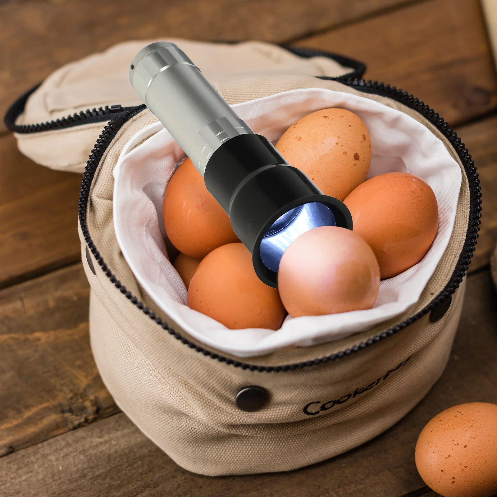 Portable Chicken Egg Incubator Tool Aluminum Alloy Farm Poultry Tester Cold Light Candling Lamp For Goose Duck Handheld Silver
Portable Chicken Egg Incubator Tool Aluminum Alloy Farm Poultry Tester Cold Light Candling Lamp For Goose Duck Handheld Silver