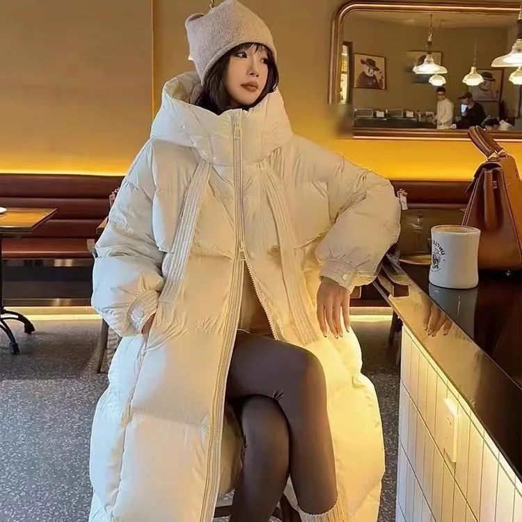 Korean Style New Fashion Women's Solid Color Casual Trendy Simple Basic Long Sleeve Hooded Quilted Coats Female Clothes Tops
Korean Style New Fashion Women's Solid Color Casual Trendy Simple Basic Long Sleeve Hooded Quilted Coats Female Clothes Tops