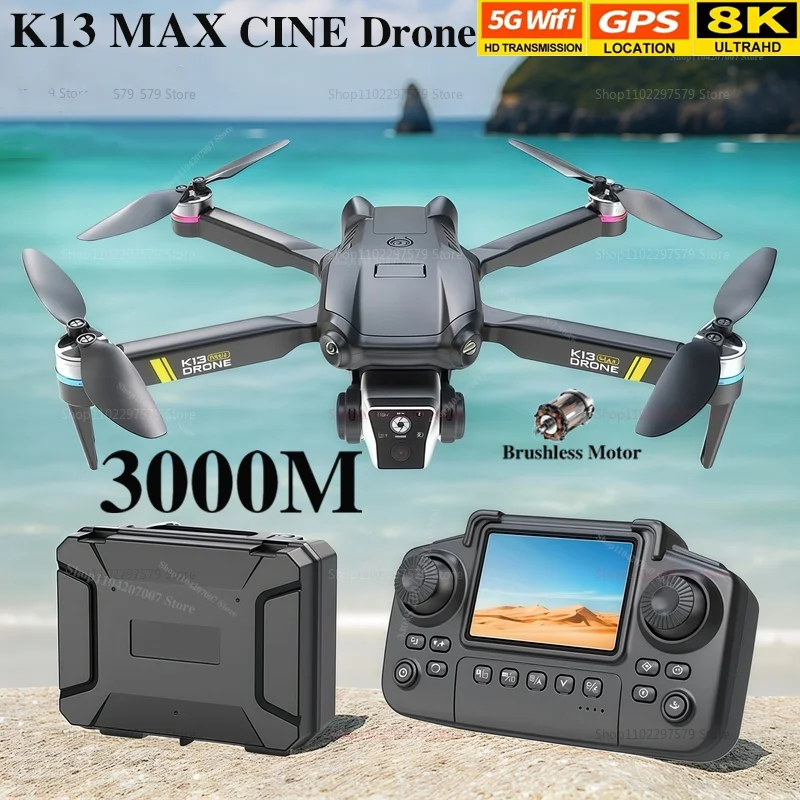 K13 MAX Drone 8K With HD Dual Camera 5G Profesional Smart Obstacle Avoidance FPV WIFI Brushless Motor aerial Quadcopter Toy Gift
K13 MAX Drone 8K With HD Dual Camera 5G Profesional Smart Obstacle Avoidance FPV WIFI Brushless Motor aerial Quadcopter Toy Gift