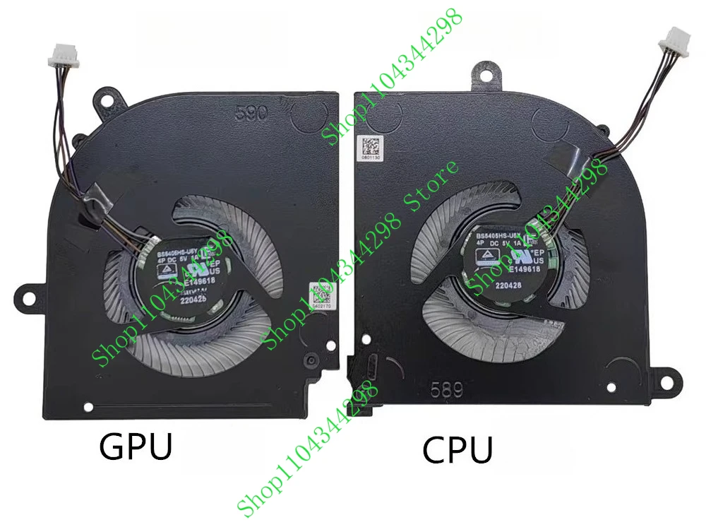 CPU GPU Cooling Fans for MSI Stealth 15M 2021 A11 A11SEK A11UEK A11SDK BS5405HS-U4W BS5405HS-U4X Notebook PC Fan Cooler Radiator
CPU GPU Cooling Fans for MSI Stealth 15M 2021 A11 A11SEK A11UEK A11SDK BS5405HS-U4W BS5405HS-U4X Notebook PC Fan Cooler Radiator