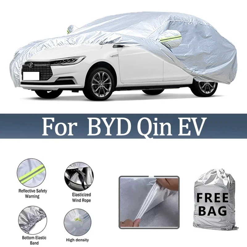 For BYD Qin EV Car Cover Outdoor Protection Covers Snow Sunshade Waterproof Dustproof Exterior UV Car Accessories
For BYD Qin EV Car Cover Outdoor Protection Covers Snow Sunshade Waterproof Dustproof Exterior UV Car Accessories