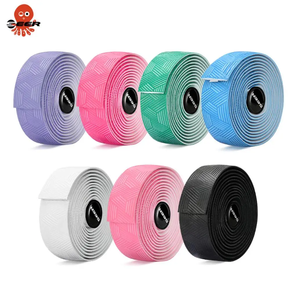 SEER Handlebar Tape Non-Slip Stain Resistant Silicone+ EVA Ultralight Shock Absorbing Breathable Road Bike Stamp Bar Tape
SEER Handlebar Tape Non-Slip Stain Resistant Silicone+ EVA Ultralight Shock Absorbing Breathable Road Bike Stamp Bar Tape