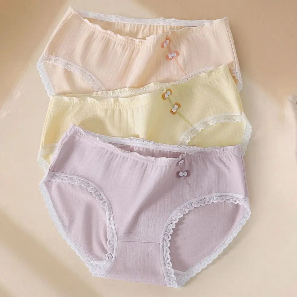 5PCS Cute Ruffle Sweet Briefs Cotton Crotch Underwear Bowknot Panties Mid Waist Underpants for Women Gifts
5PCS Cute Ruffle Sweet Briefs Cotton Crotch Underwear Bowknot Panties Mid Waist Underpants for Women Gifts