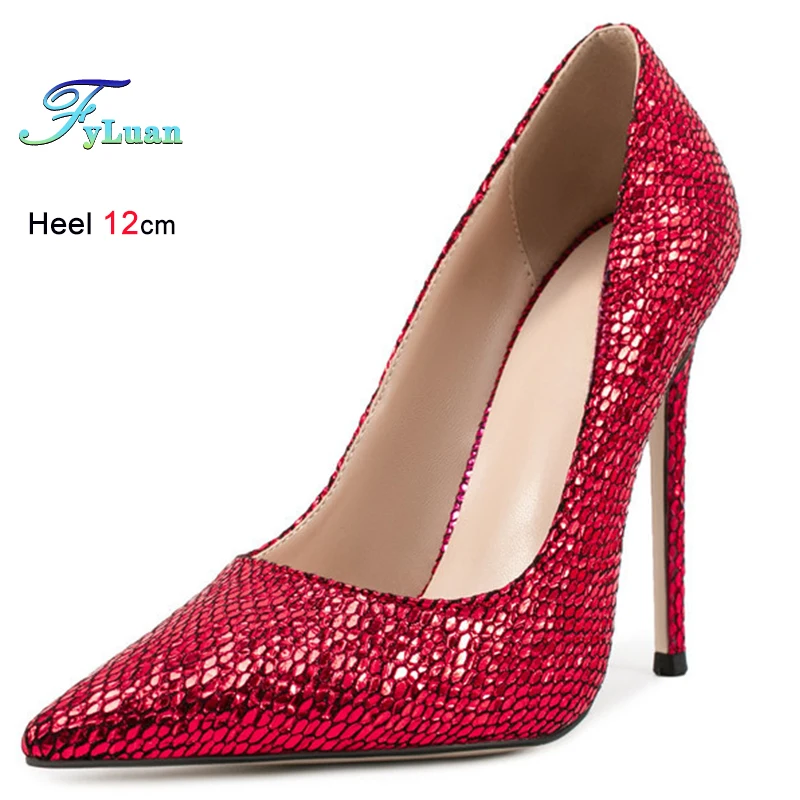 2026 Red Pointed Toe Sequin Performance Banquet Single Shoes Stage Performance Ladies High Heels Wedding Shoes Large Size 46
2026 Red Pointed Toe Sequin Performance Banquet Single Shoes Stage Performance Ladies High Heels Wedding Shoes Large Size 46 