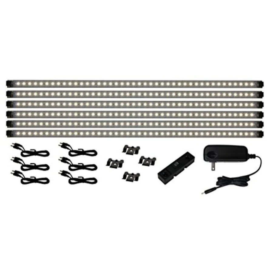 Pro Series 42 LED Super Deluxe Kit - 3000K - Under Cabinet Lighting Kit LED Plug in
Pro Series 42 LED Super Deluxe Kit - 3000K - Under Cabinet Lighting Kit LED Plug in