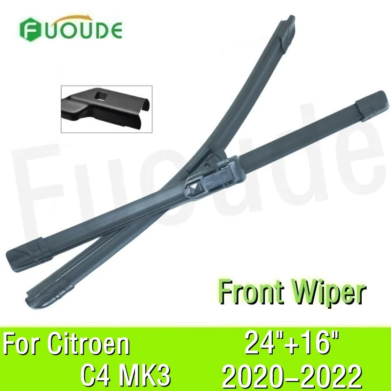 Wiper Blade For Citroen C4 MK3 24"+16" Car Windshield Windscreen Rubber 2020 2021 2022
Wiper Blade For Citroen C4 MK3 24"+16" Car Windshield Windscreen Rubber 2020 2021 2022