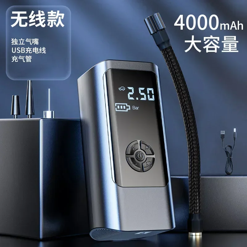 Full New Car Air Compressor 12V 150PSI Electric Tyre Inflator Pump LED Lamp For Motorcycle Bicycle Tire Wireless Portable Car Ai
Full New Car Air Compressor 12V 150PSI Electric Tyre Inflator Pump LED Lamp For Motorcycle Bicycle Tire Wireless Portable Car Ai