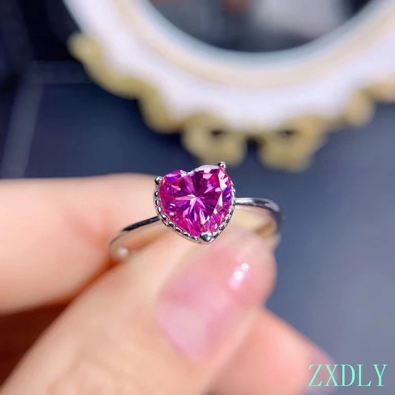 2022 New Heart Style Pink Moissanite Ring Necklace Jewelry Set Real 925 Silver 1ct Diamond Women Wedding Party Love Good Gift
2022 New Heart Style Pink Moissanite Ring Necklace Jewelry Set Real 925 Silver 1ct Diamond Women Wedding Party Love Good Gift