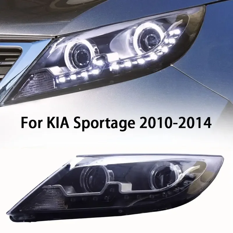 Стайлинг автомобиля для KIA Sportage, светодиодные фары 2010-2014, фары Sportage DRL, указатель поворота, дальний свет, линза проектора «ангельский глаз»
Стайлинг автомобиля для KIA Sportage, светодиодные фары 2010-2014, фары Sportage DRL, указатель поворота, дальний свет, линза проектора «ангельский глаз»