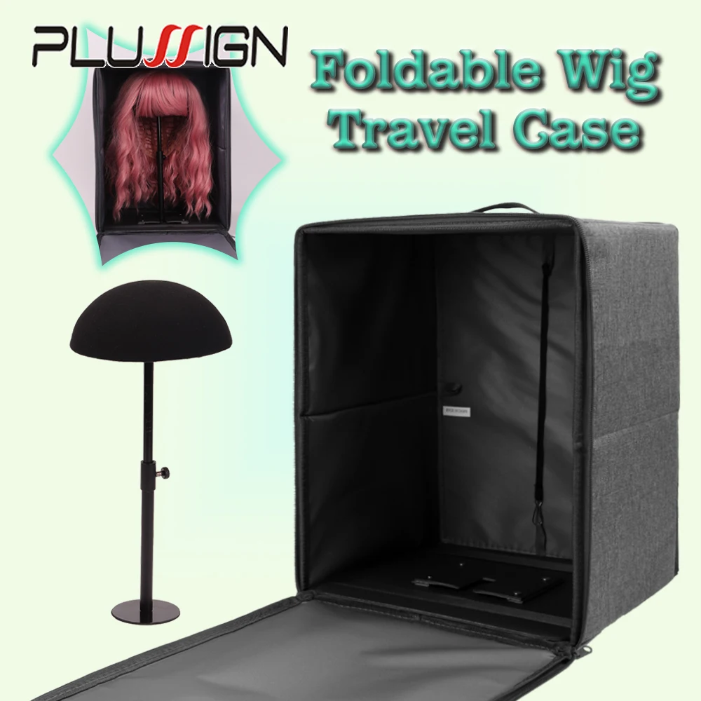 Wig Storage Box For Long/Short Wig Closure Frontal Hand Carry Wig Bag With Stand Wig Packaging Box Grey Wig Storage Foldable Box
Wig Storage Box For Long/Short Wig Closure Frontal Hand Carry Wig Bag With Stand Wig Packaging Box Grey Wig Storage Foldable Box