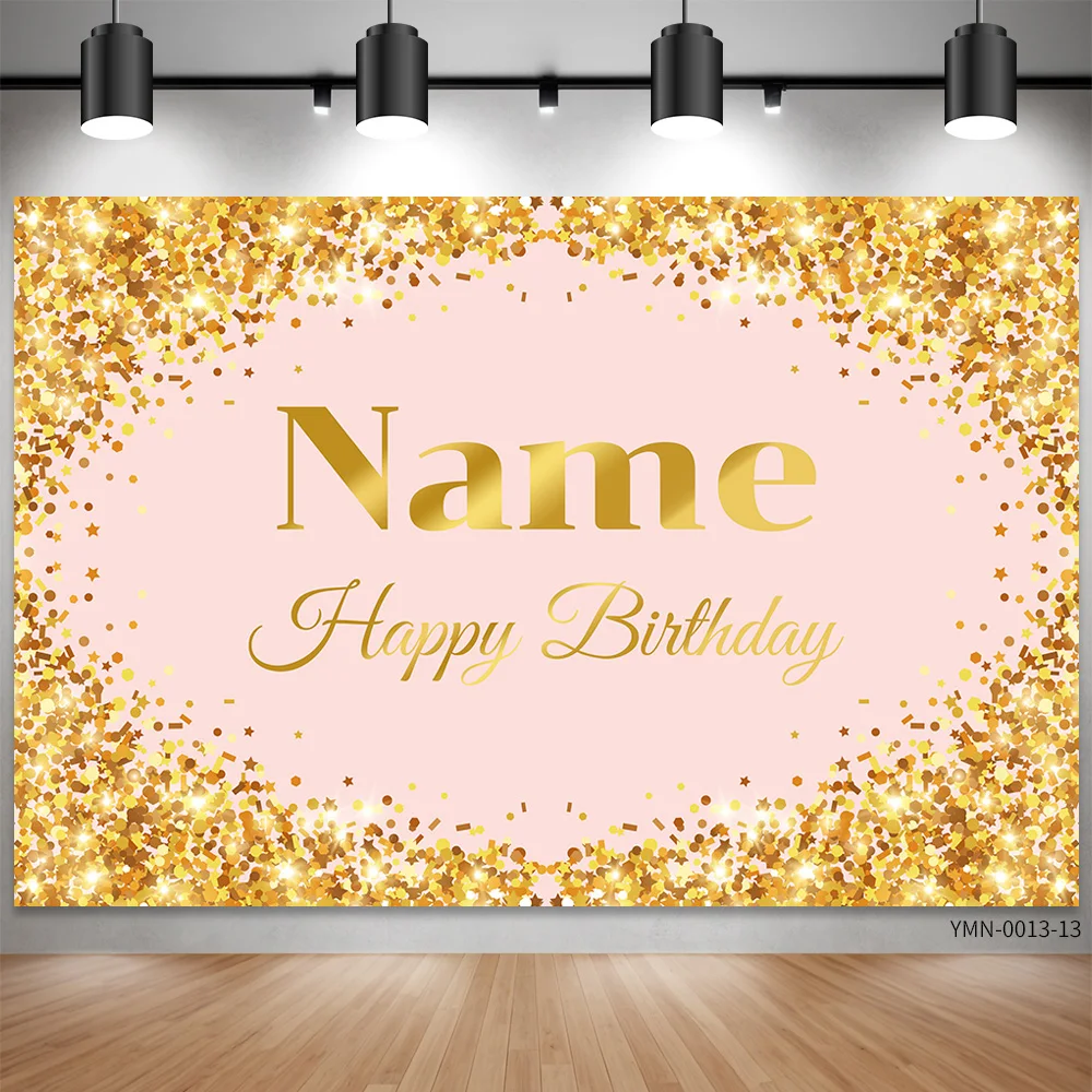 Custom Name Age Golden Dots Glittering Five-Pointed Star Decoration Backdrops Birthday Party Banner Photo Studio Backgrounds
Custom Name Age Golden Dots Glittering Five-Pointed Star Decoration Backdrops Birthday Party Banner Photo Studio Backgrounds