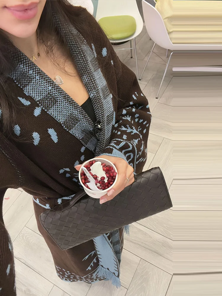 Knitted Cardigan For Woman Tie-Waist Long Coats Trendy Boho Jackets Vintage Outerwear Print Causal Tops Woman Daily Clothes Wear
Knitted Cardigan For Woman Tie-Waist Long Coats Trendy Boho Jackets Vintage Outerwear Print Causal Tops Woman Daily Clothes Wear