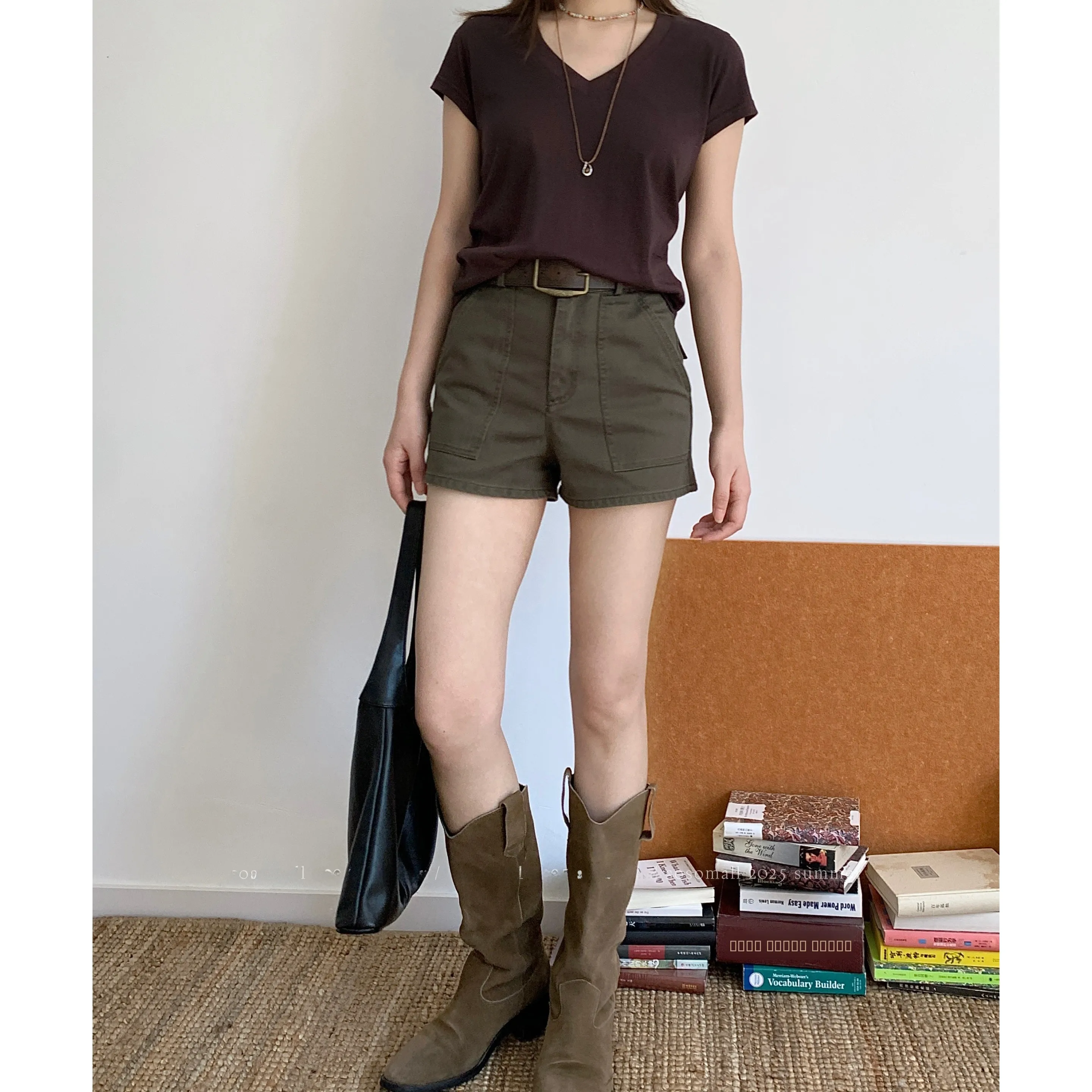 Sosomall Vintage Military een Faded Cotton High Waist Slimming orts Large ket Workwear Summer Casual High Waist Jeans
Sosomall Vintage Military een Faded Cotton High Waist Slimming orts Large ket Workwear Summer Casual High Waist Jeans