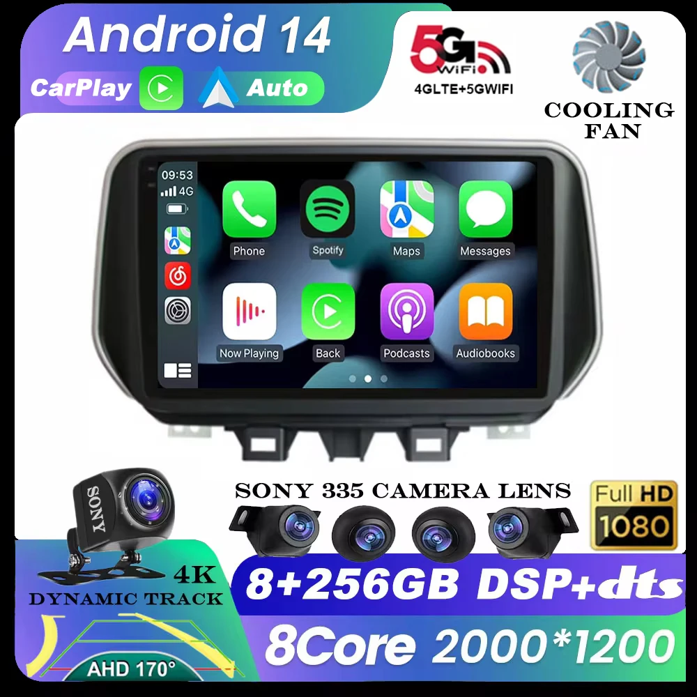 Android 14 For Hyundai Tucson IX35 2018 2019 2020 Car Radio Stereo Multimedia Player Navigation GPS 4G WIFI BT Carplay Auto QLED
Android 14 For Hyundai Tucson IX35 2018 2019 2020 Car Radio Stereo Multimedia Player Navigation GPS 4G WIFI BT Carplay Auto QLED
