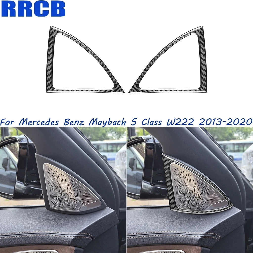 For Mercedes Benz Maybach S Class W222 2013-2020 Inner A-pillar Stereo Audio Carbon Fiber Interior Sticker Car Accessories Trim
For Mercedes Benz Maybach S Class W222 2013-2020 Inner A-pillar Stereo Audio Carbon Fiber Interior Sticker Car Accessories Trim