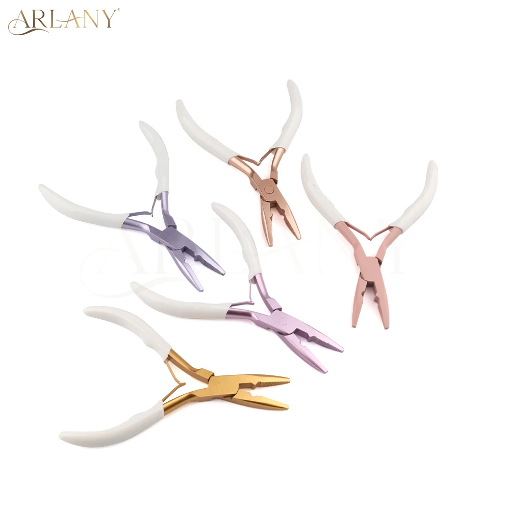 ARLANY Hair Extension Pliers for Micro Beads with Anti-slip Handle Weft Extensions Hair Tinsel Microlinks Beads Closer Pliers
ARLANY Hair Extension Pliers for Micro Beads with Anti-slip Handle Weft Extensions Hair Tinsel Microlinks Beads Closer Pliers